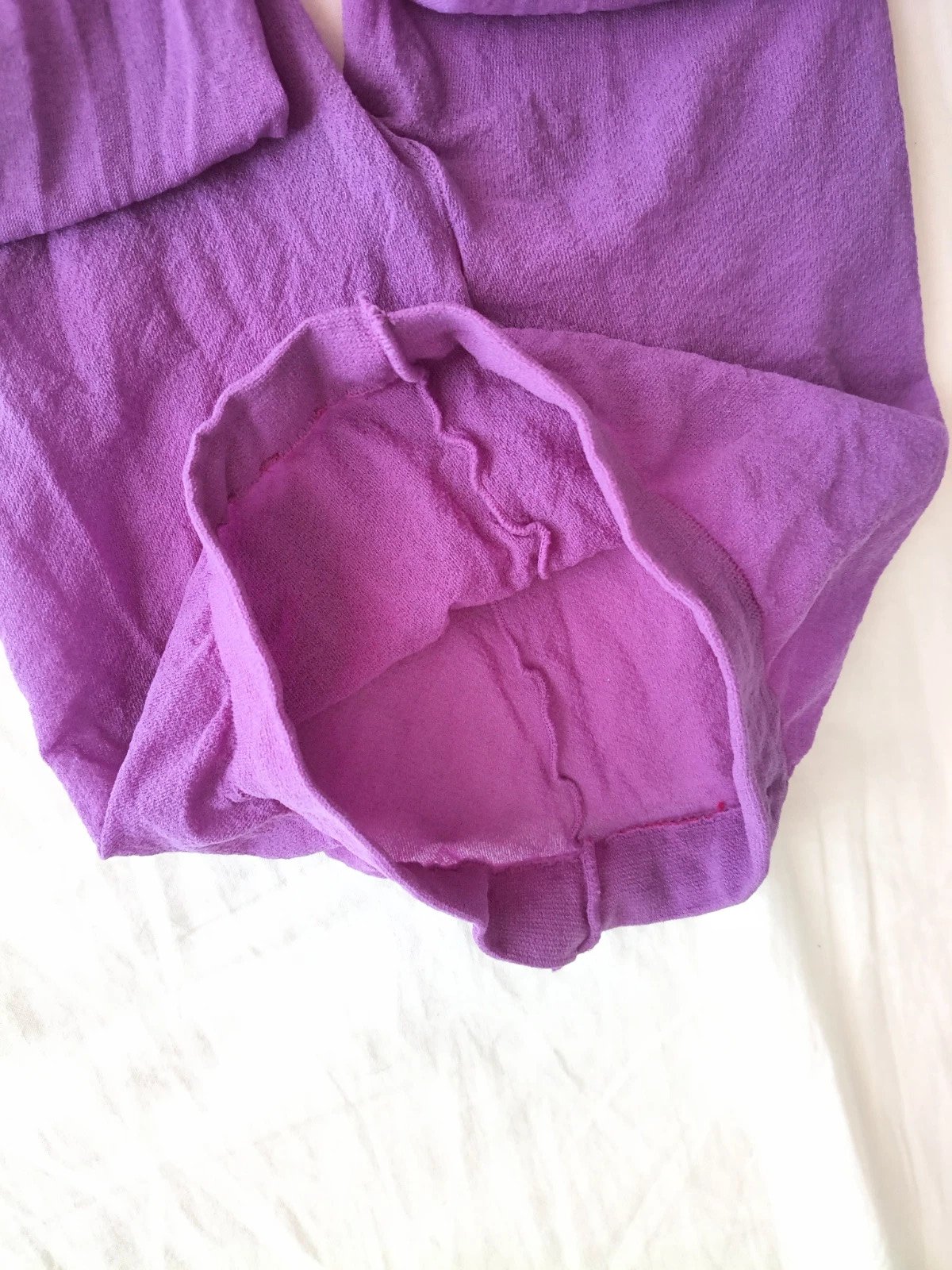 Vintage Lilac Shine Nylon Tights photo 10