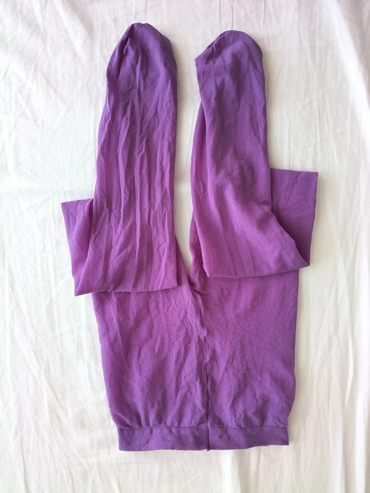 Vintage Lilac Shine Nylon Tights photo 8