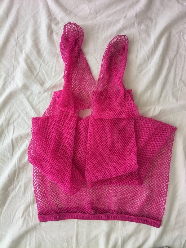 Hot Pink Fishnet Tights photo 8