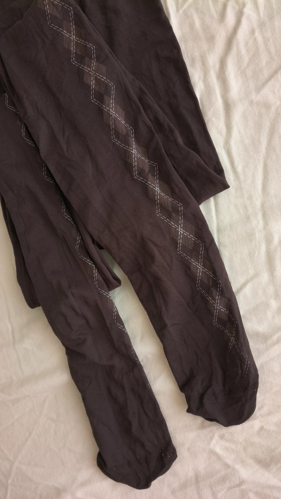 Brown Argyle Diamond Tights photo 9