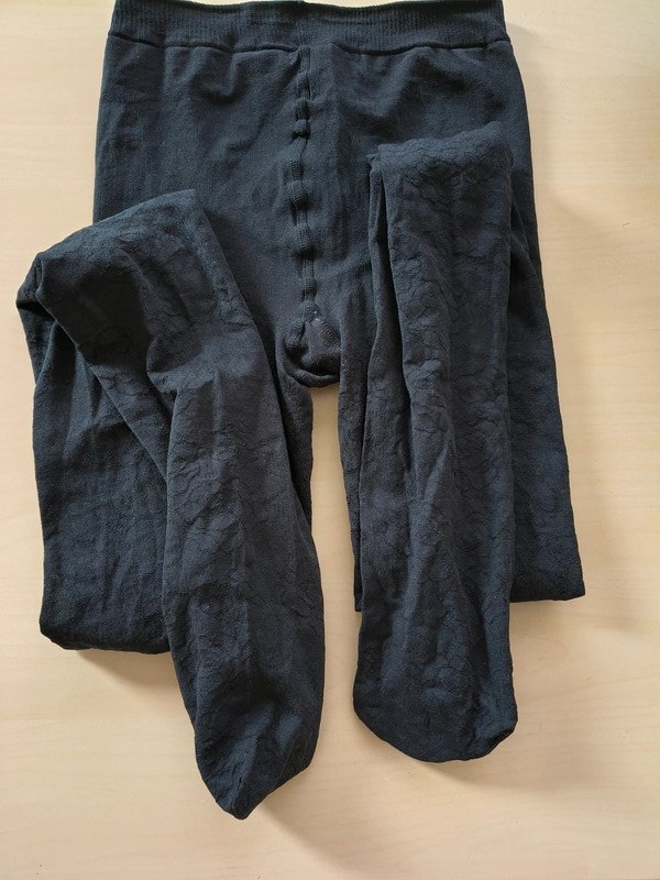 Black Rose Jacquard Tights photo 13