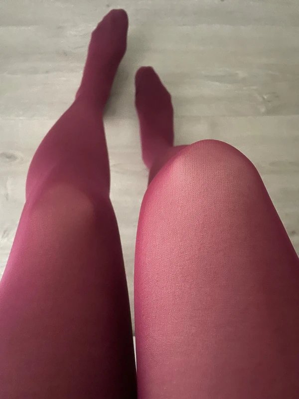 Wine Sheer Tights