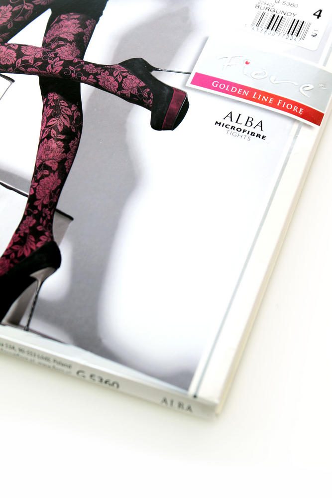 Tights Fiore Golden Line Alba Microfibre