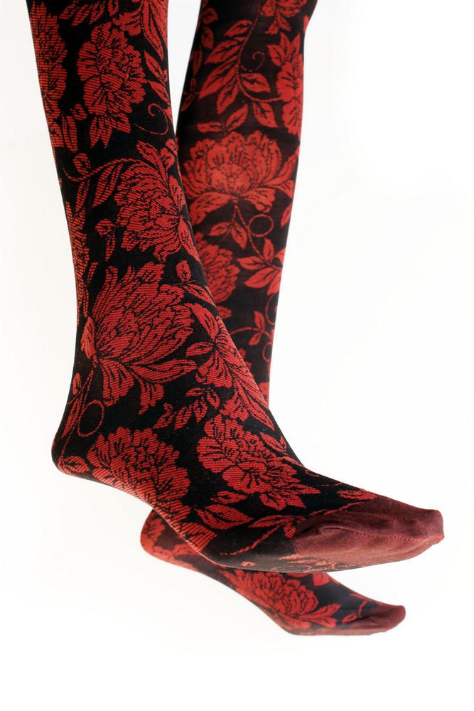 Tights Fiore Golden Line Alba Microfibre