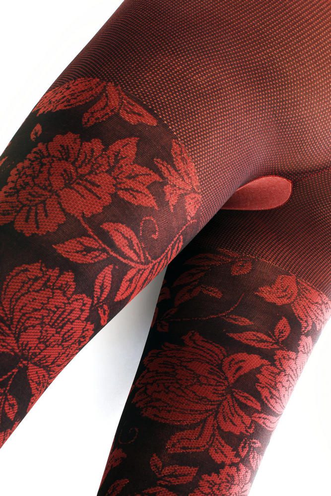 Tights Fiore Golden Line Alba Microfibre