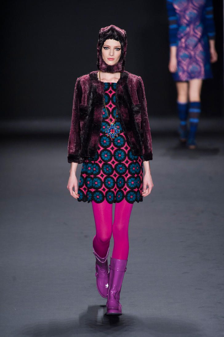 Bright Pink Tights Anna Sui 2013 Collection