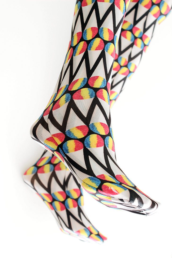 Snowcone Thigh Highs - Feet