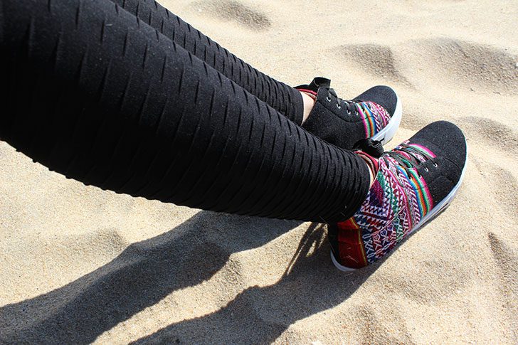 Inkkas Shadow High Top shoes and Gatta Riyo black leggings