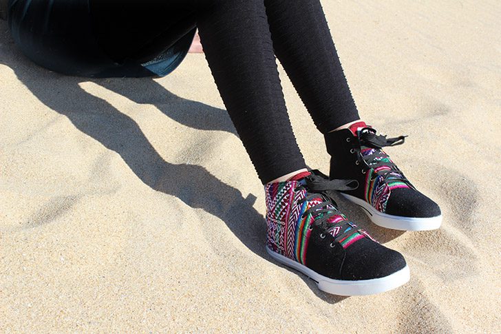 Inkkas Shadow High Top shoes and Gatta Riyo black leggings