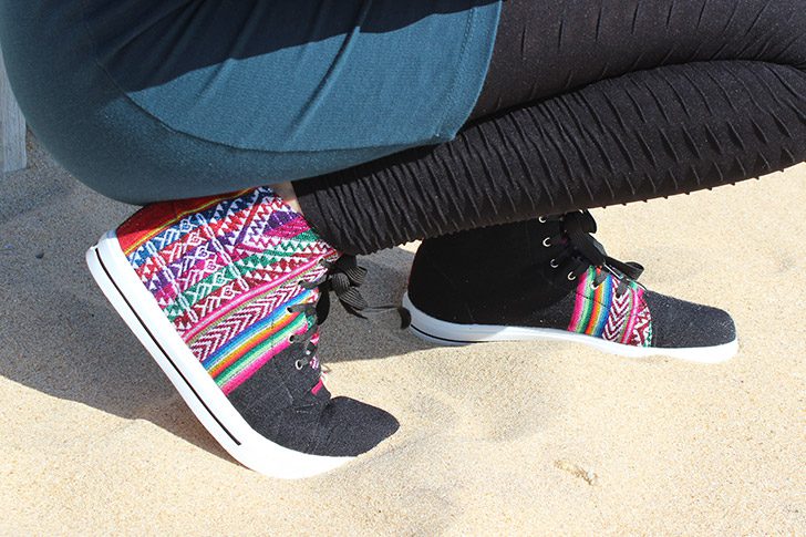 Inkkas Shadow High Top shoes and Gatta Riyo black leggings