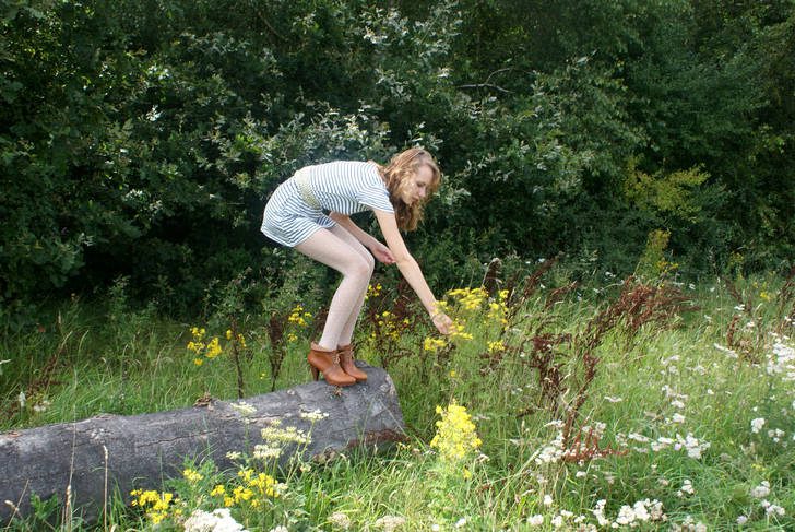 Pantyhose Fashion Blogger Saskia Van Rij